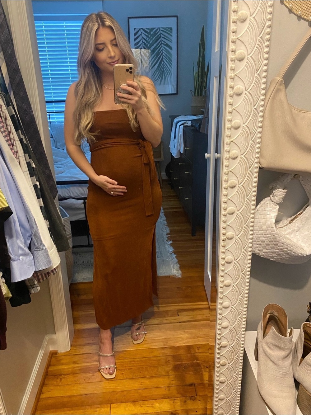 Here comes the sun - Burnt orange dress